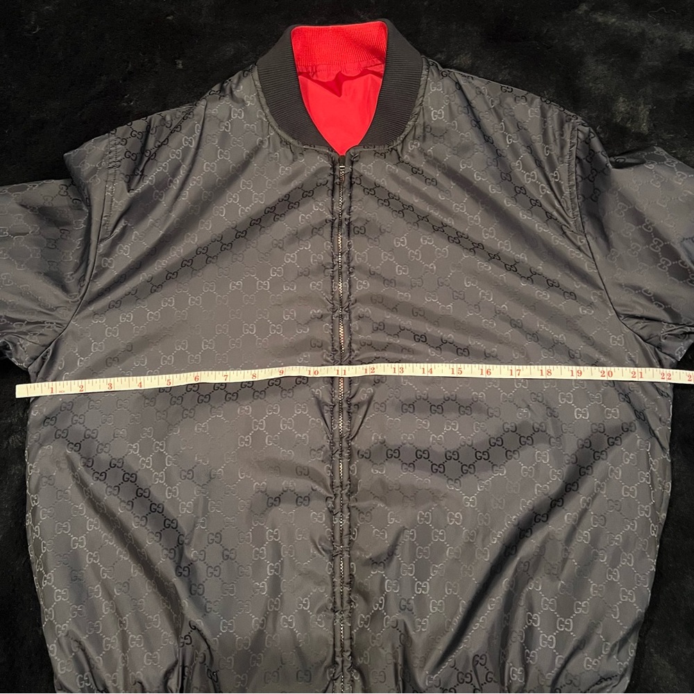 Authentic Gucci Reversible Lightweight Bomber Men… - image 11